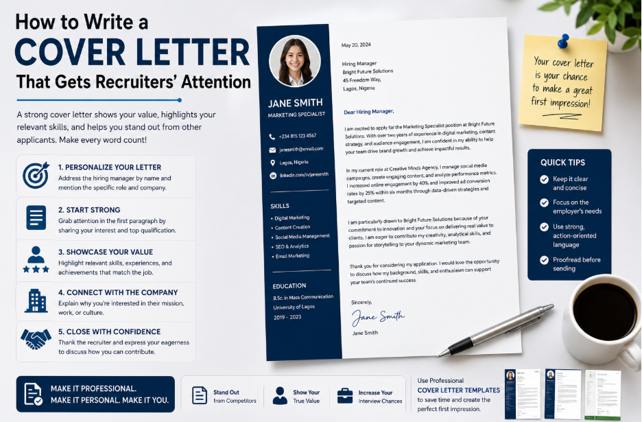 How to Write a Cover Letter That Gets Recruiters’ Attention
